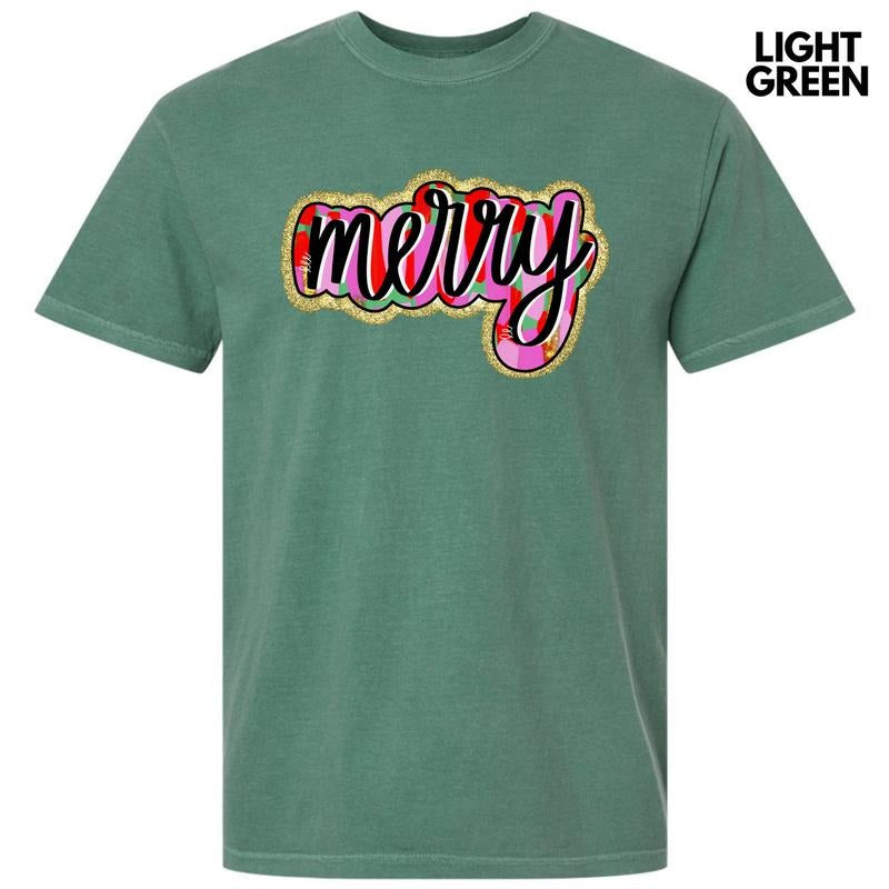 Abstract Colorful Merry Comfort Colors T-Shirt 'NLB' Hoodie, Sweatshirt | WearSparks.com