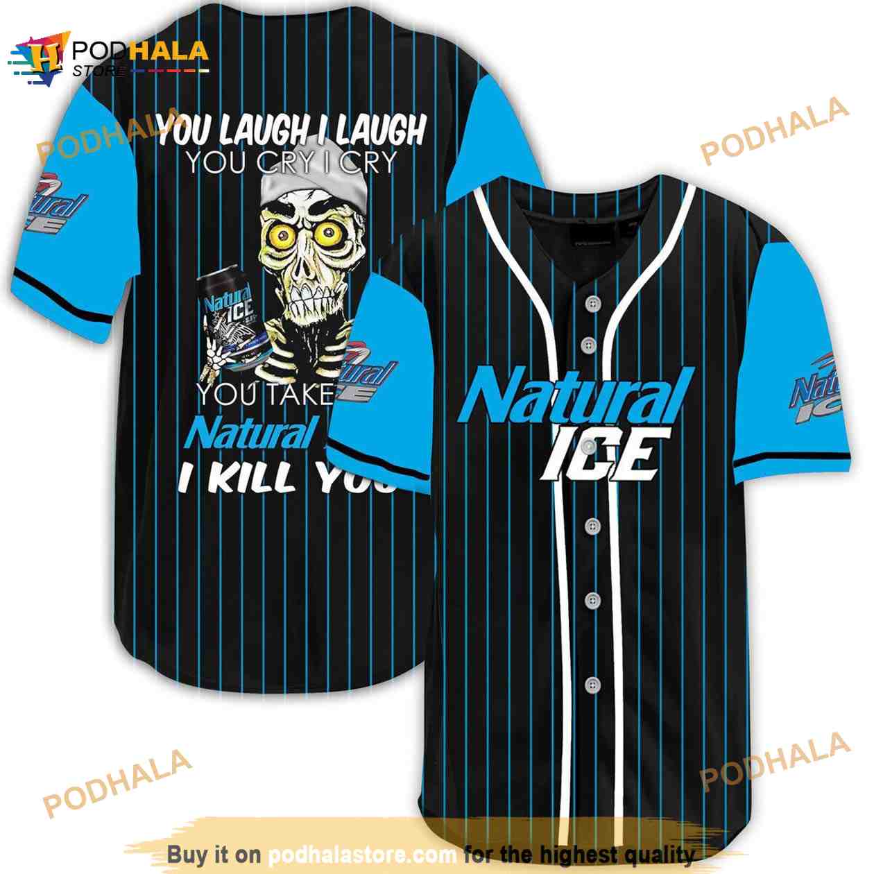 Achmed Laugh Cry Take My Natural Ice I Kill You 3D Baseball Jersey
