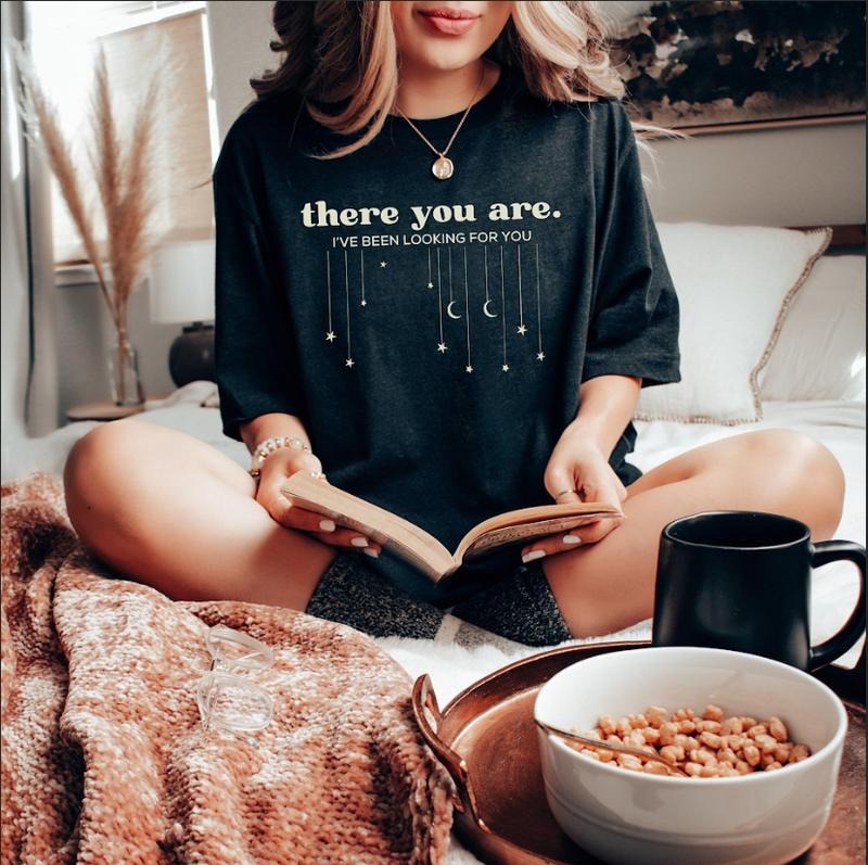 Acotar fandom bookish love reading T-shirt fairycore book gift for her, velaris, literature, literary clothes romance...