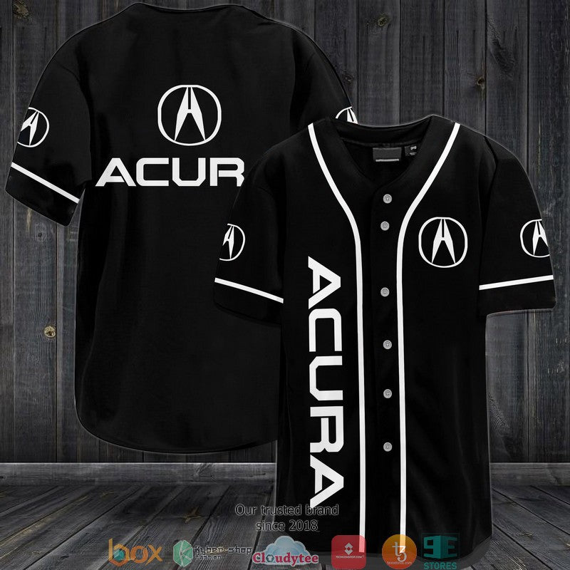 BEST Acura Black Baseball Jersey