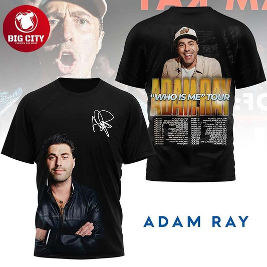 Adam Ray Who Is Me 2026 Tour Celebrate Two Sided Shirt