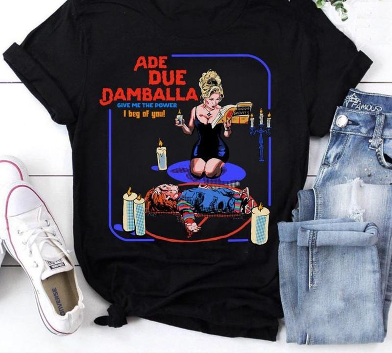 Ade Due Damballa Bride Of Chucky Essential TShirt, Chucky Shirt, Bride Of Chucky Shirt, Horror Movie Character t-Shirt,...