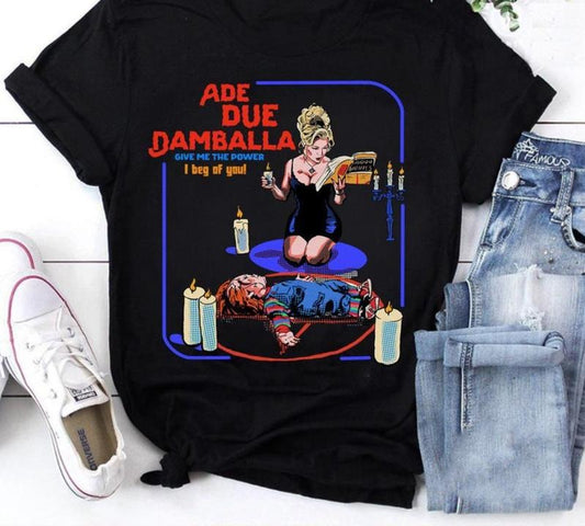Ade Due Damballa Bride Of Chucky Essential TShirt, Chucky Shirt, Bride Of Chucky Shirt, Horror Movie Character t-Shirt,...
