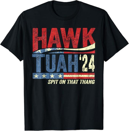 Adult Humor Shirts, Hawk Tuah 24 Spit On That Thang Give Funny Retro T-Shirt Top Classic Unisex Casual Cotton Hoodie,...