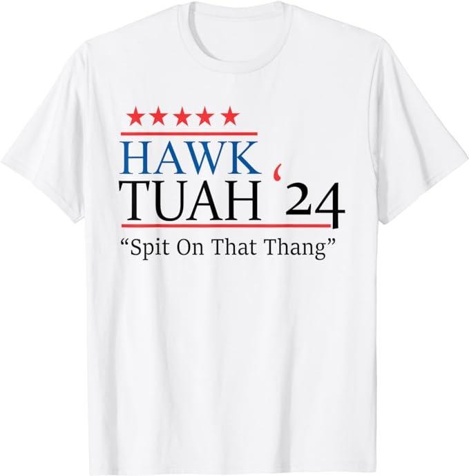 Adult Humor Shirts, Hawk Tuah 24 Spit On That Thang T-Shirt Unisex Casual Classic Hoodie, Sweatshirt | WearSparks.com