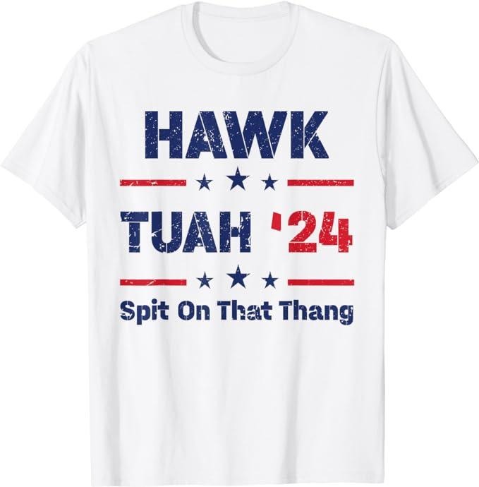 Adult Humor Shirts, Hawk Tush Spit on that Thing T-Shirt, Classic Fit Casual Cotton Hoodie, Sweatshirt | WearSparks.com