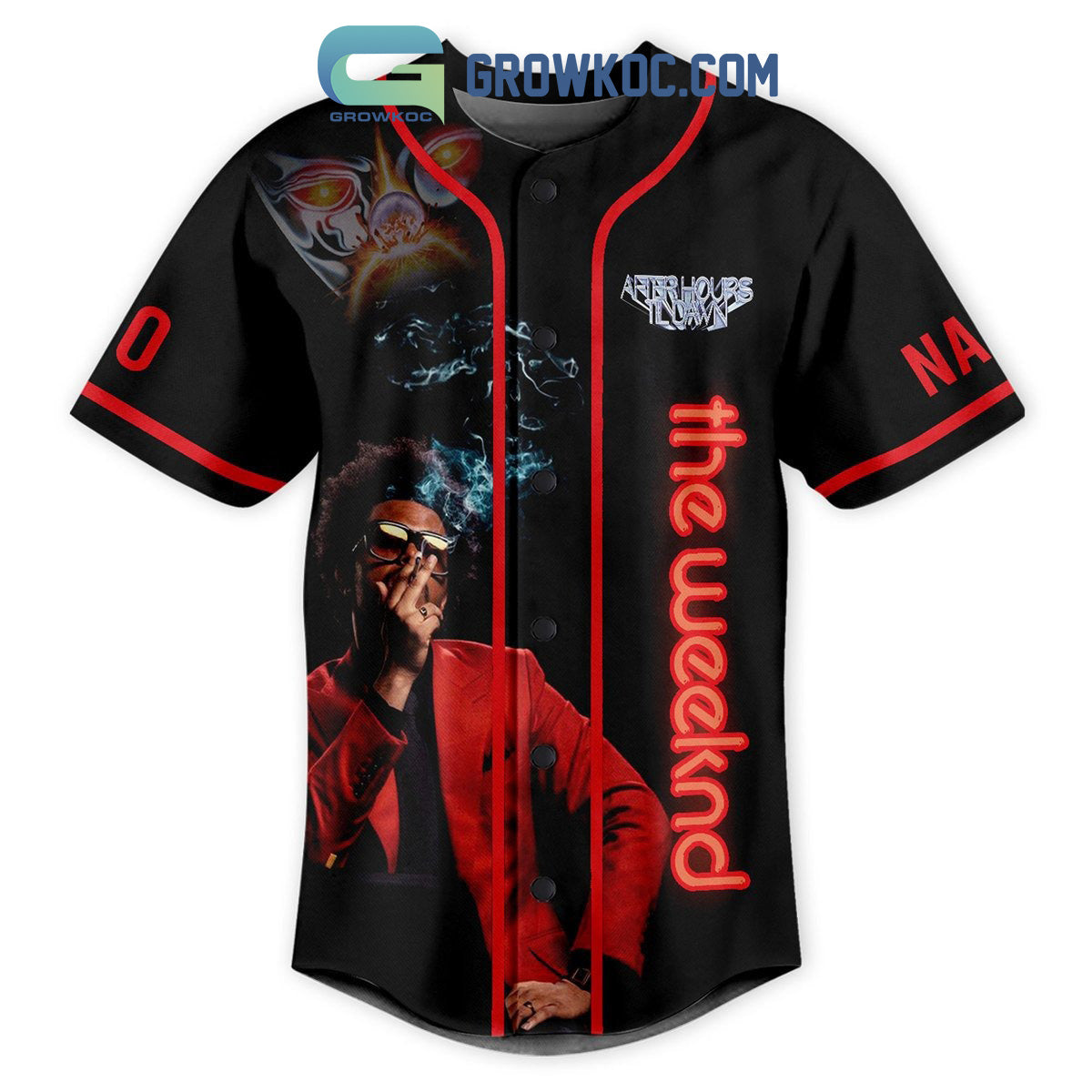 After Hours Til Dawn Everybody’s Working For The Weeknd Personalized Baseball Jersey