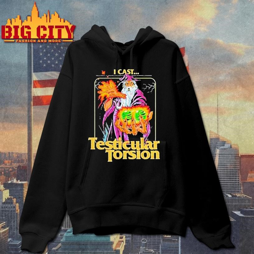 Aidan Wachter I Cast Testicular Torsion Wizard Shirt