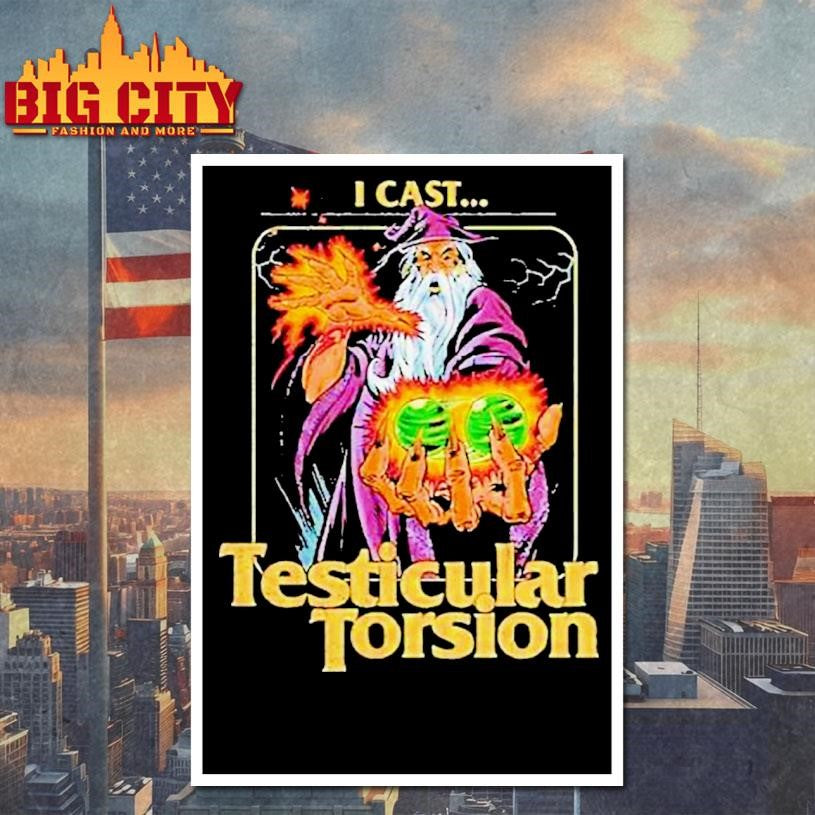 Aidan Wachter I Cast Testicular Torsion Wizard Shirt