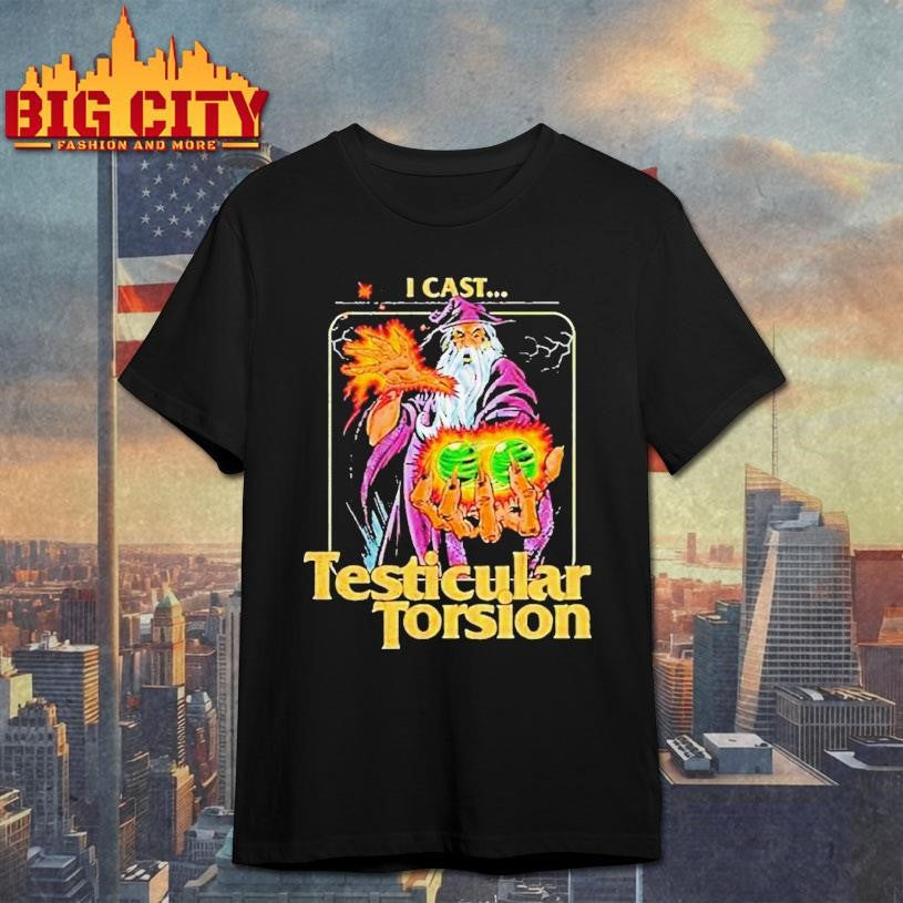 Aidan Wachter I Cast Testicular Torsion Wizard Shirt