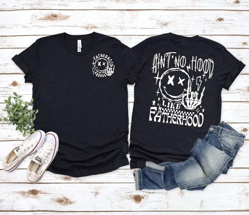 Aint No Hood Like Fatherhood Shirt, Rock and Roll Dad Shirt, Husband Present, Father's Day Gift Hoodie, Sweatshirt