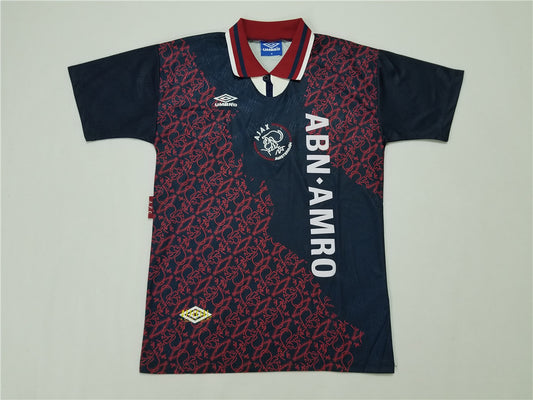 Ajax away royal blue 95 retro soccer jersey