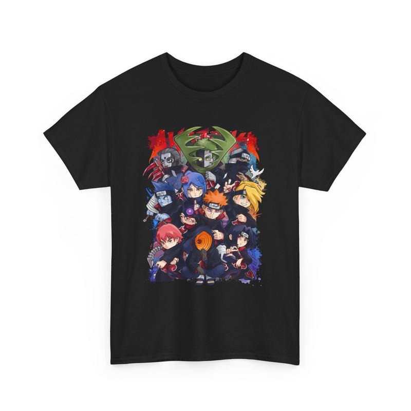 Akatsuki Clan Men Oversized Printed T-Shirt Hoodie, Sweatshirt | WearSparks.com