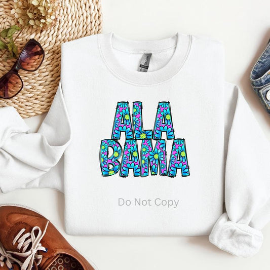 Alabama DTF Transfer ONLY - This is NOT a T Shirt Hoodie, Sweatshirt | WearSparks.com