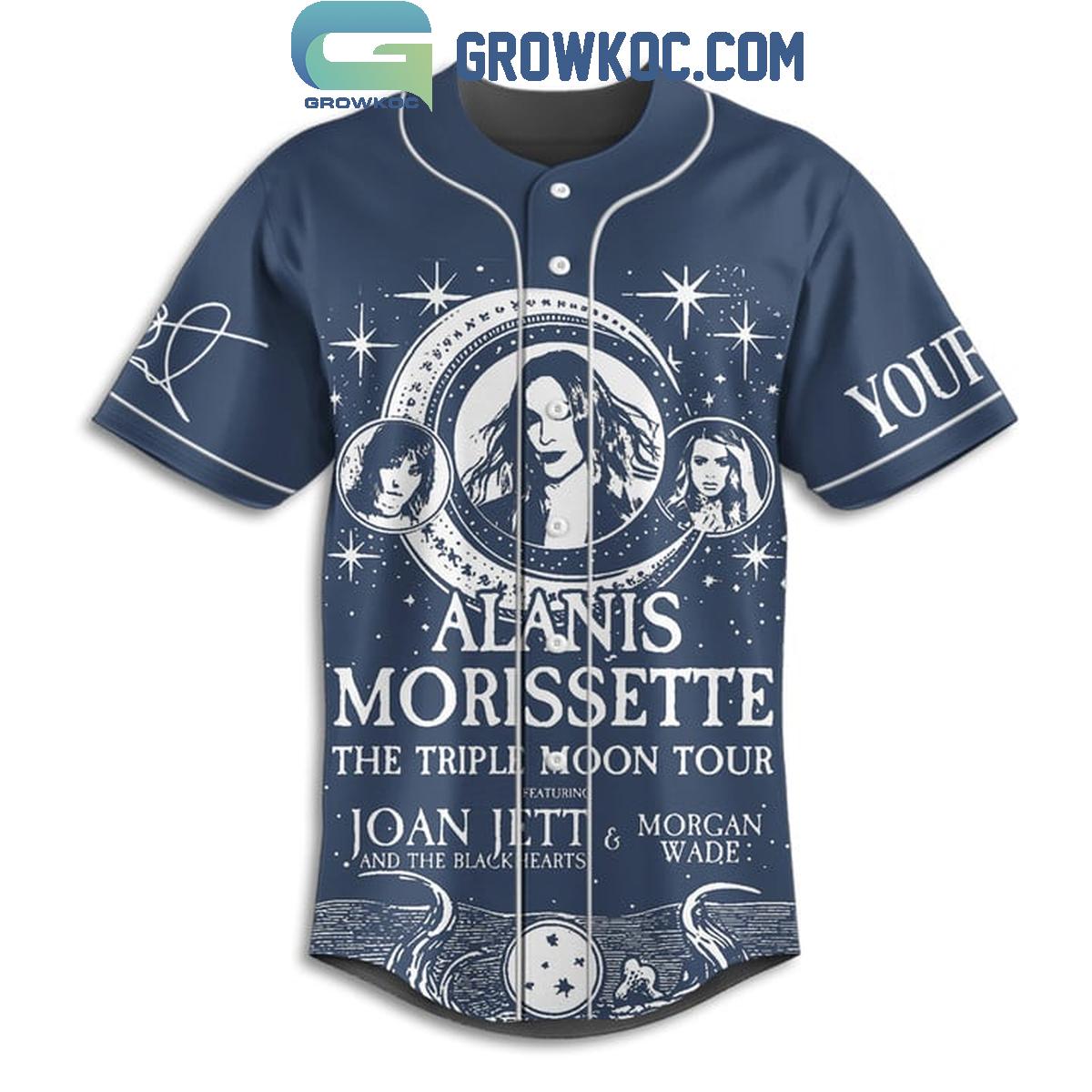 Alanis Morissette The Triple Moon Tour 2024 Personalized Baseball Jersey