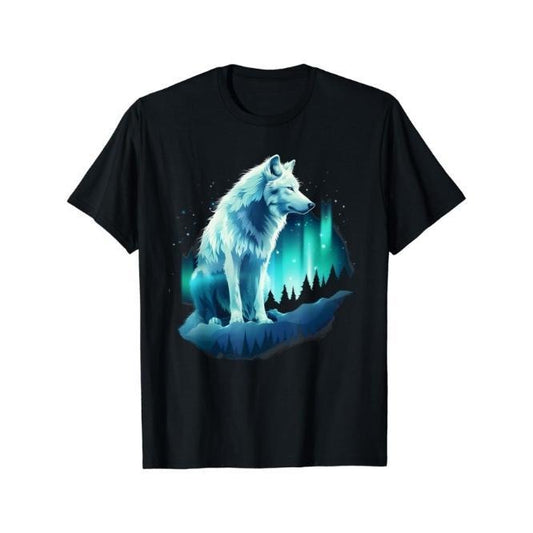 Alaska Arctic Up North White Wolf Lover T-Shirt Made in USA Hoodie, Sweatshirt | WearSparks.com