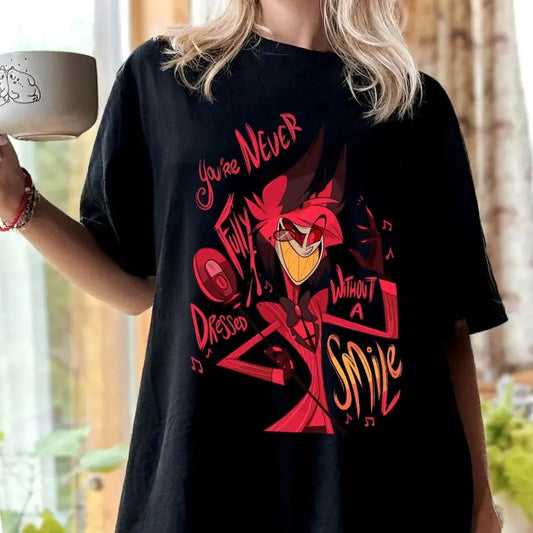 Alastor T Shirt Alastor Hazbin Hotel Alastor Vivziepop Shirt Radio Demon Alastor Hazbin Hotel Characters Tshirt Hazbin...