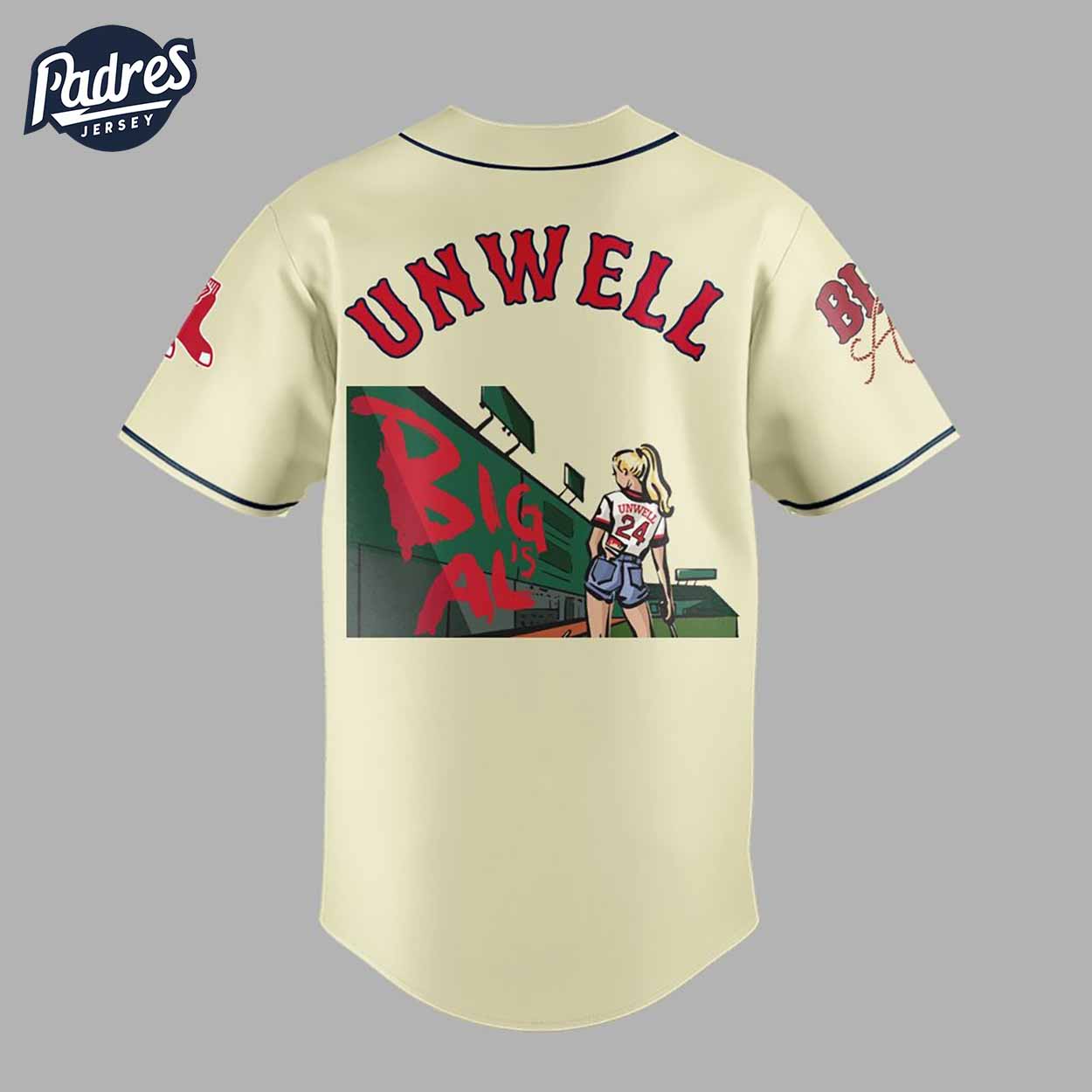Alexandra Cooper Boston Red Sox Baseball Jersey - Padres Jersey Oasis: Elevate Your Baseball Style Game... (Image 2)
