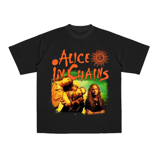 Alice In Chains Band Member Tee, 90s Rock Style Unisex Shirt Hoodie, Sweatshirt | WearSparks.com