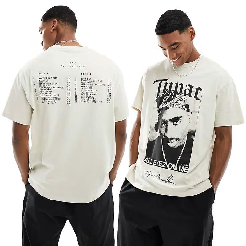 All Eyez On Me Tupac Shirt, Tupac Graphic Tee, Tupac Shakur Shirt, 2Pac Shirt, 90s Merch, Hip Hop 90s Legends Shirt,...