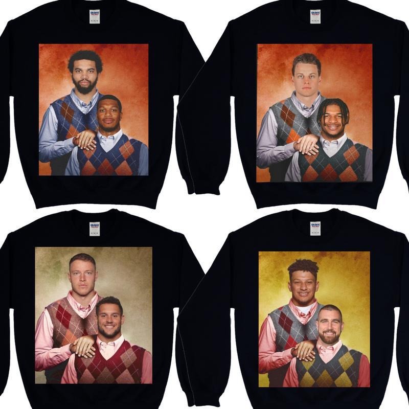 All Football Teams Step Brothers Crewneck Sweatshirt, Sweater for Football Fans T-Shirts, Hoodie | WearSparks.com