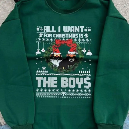 All I Want For Christmas is The Boys Shirt, Sweatshirt Hoodie | WearSparks.com