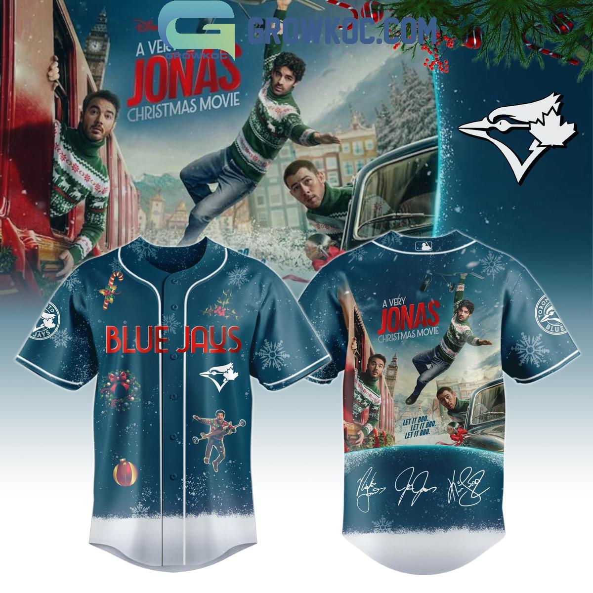 All Team MLB x A Very Jonas Christmas Movie 2025 Baseball Jersey
