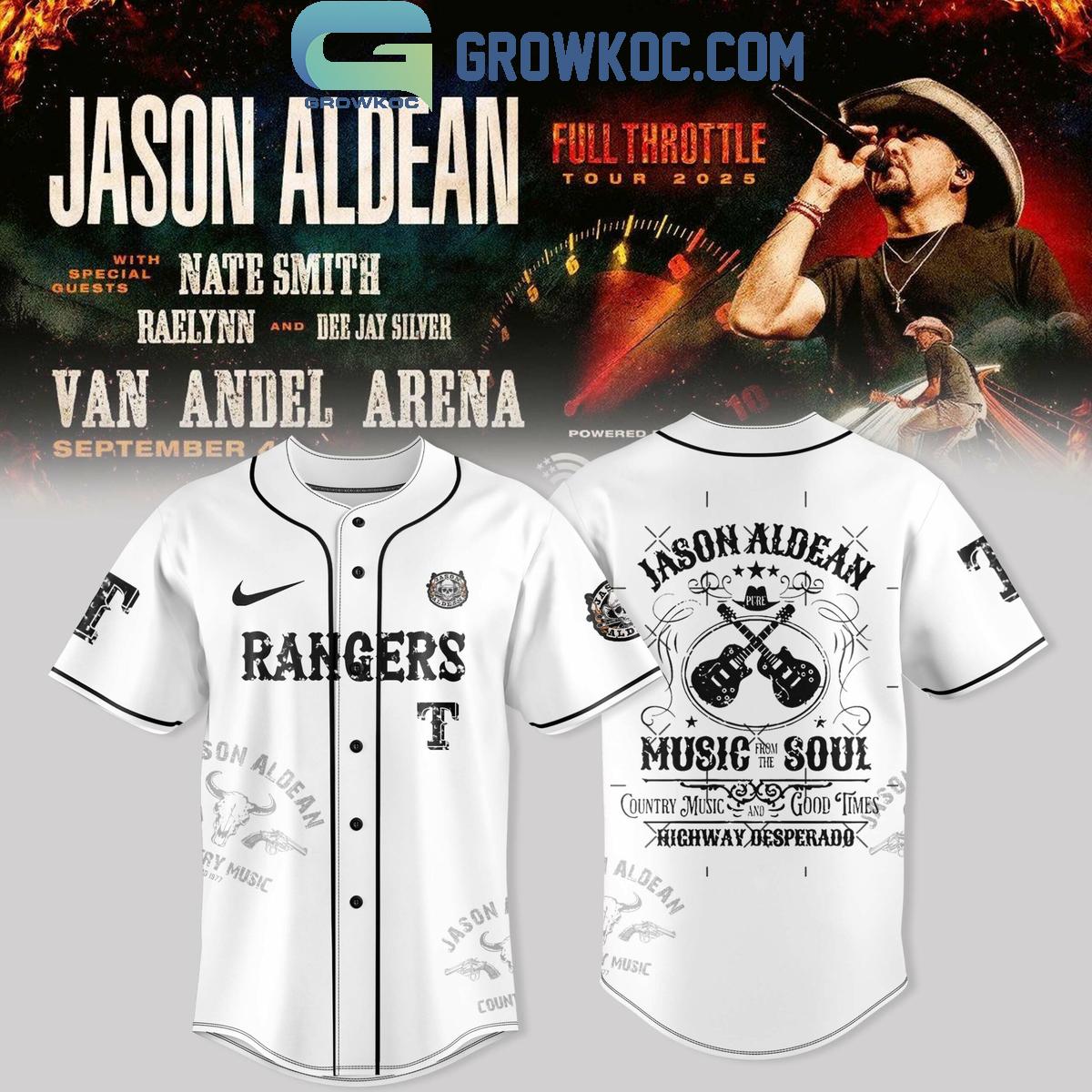 All Team MLB x Jason Aldean Tour 2025 White Baseball Jersey
