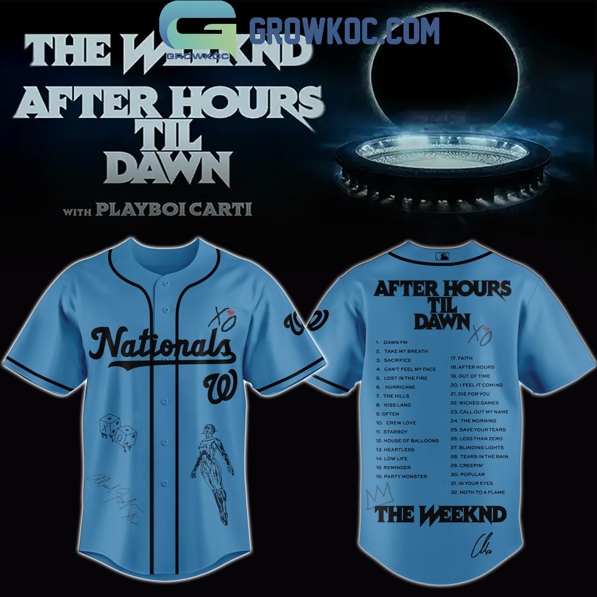 All Team MLB x The Weeknd After Hours Til Dawn 2026 Baseball Jersey