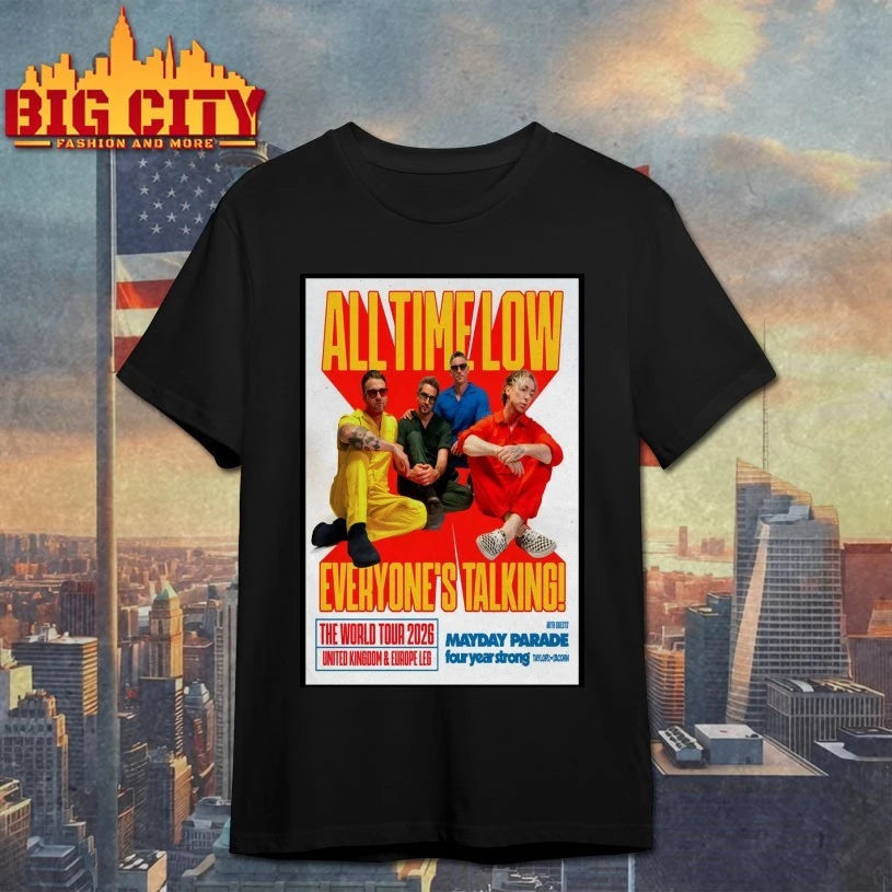 All Time Low UK And Europe 2026 Shows Poster shirt