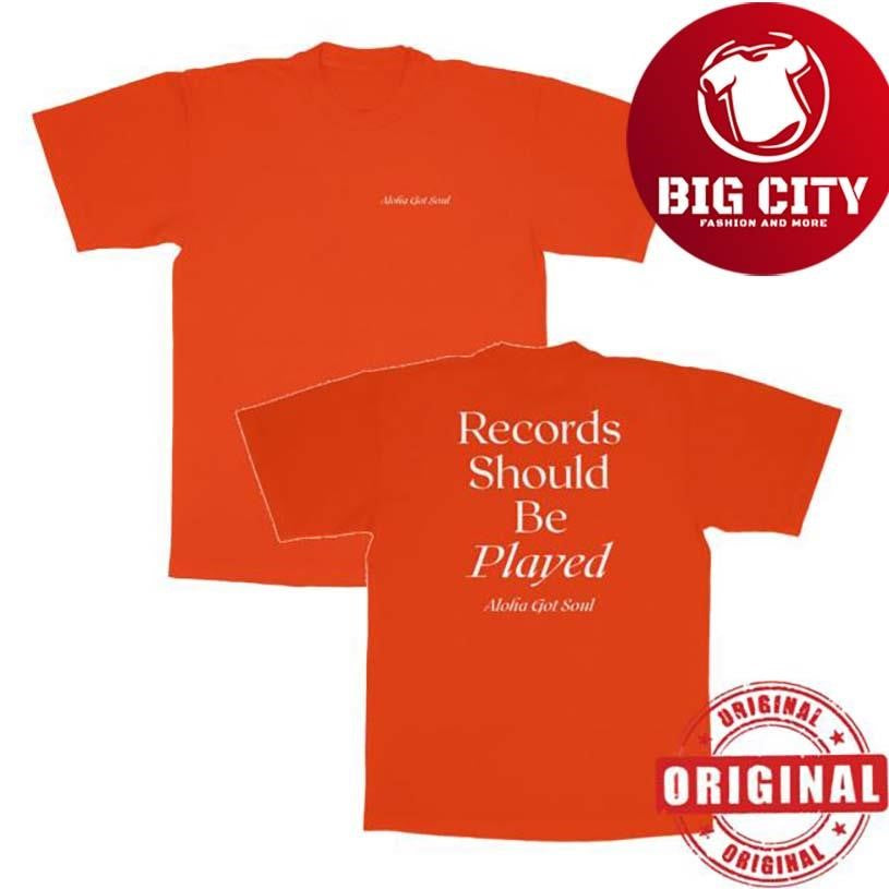 Aloha Got Soul Rsbp Records Should Be Played Two Sided Shirt