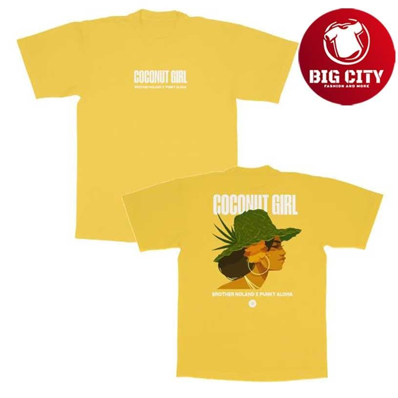 Aloha Got Soul Shop Coconut Girl Two Sided Shirt
