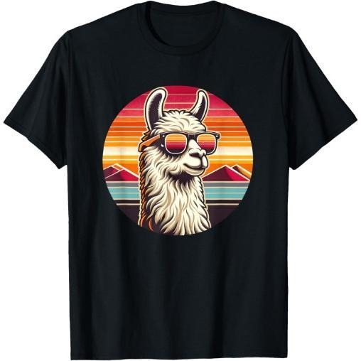 Alpaca Lover Llama Vintage Design with Camel Cute Animal T-Shirt Made in USA Hoodie, Sweatshirt | WearSparks.com
