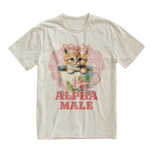 Alpha Male Funny Kitten Tshirt, Funny Cat Meme Shirt, Boyfriend Gifts, Father Gift, Mom Tee, Cat Lover, Cat Gift Hoodie,...