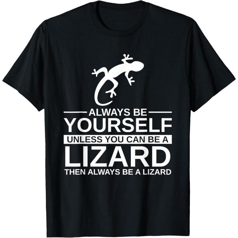 Always Be Yourself Lizard Gift For Men Women Monitor Gecko T-Shirt made in usa Hoodie, Sweatshirt | WearSparks.com