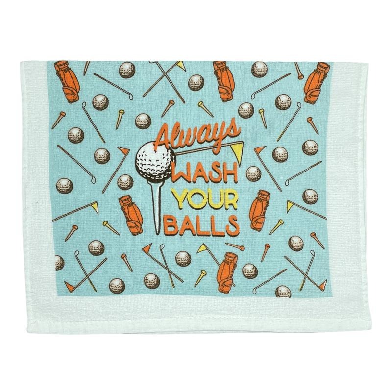 Always Wash Your Balls Funny Clean Golf Ball Tea Towel Funny Dish Towels Soft Adsorbent Tea Towel T-Shirts, Hoodie,...