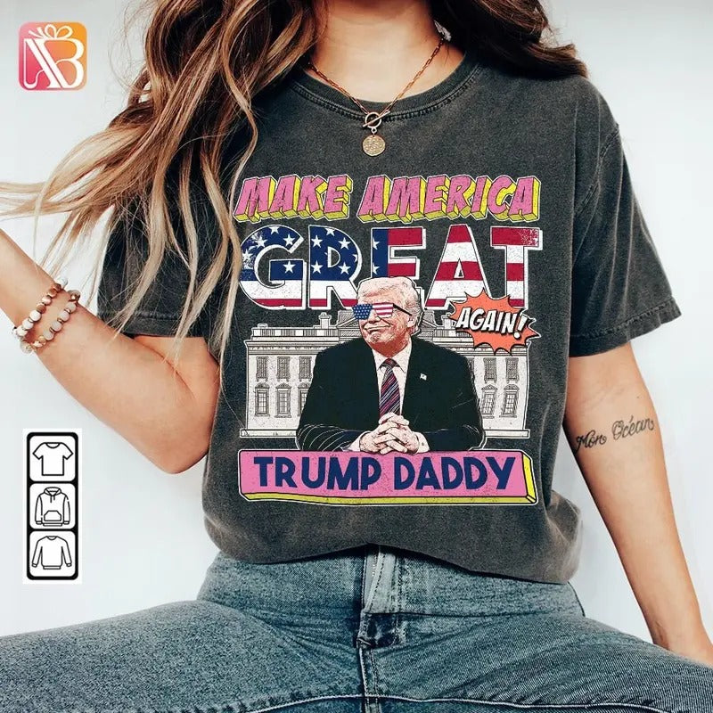 Amare Box Daddy's Home Shirt, 2024, Republican Election Shirt, Political Gift For Republican Hoodie, Sweatshirt