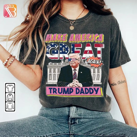 Amare Box Daddy's Home Shirt, 2024, Republican Election Shirt, Political Gift For Republican Hoodie, Sweatshirt