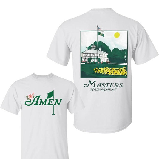 Amen Golf 2 Sided Shirt, 2025 Masters Tournament T-Shirt,  Masters Golf Tee, Graphic Tee Gifts for Men, For Women Hoodie,...