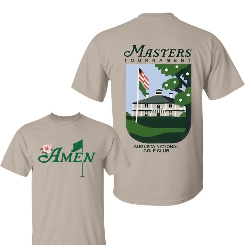 Amen Golf Shirt, 2025 Masters Tournament T-Shirt,  Masters Golf Tee, Graphic Tee Gifts for Men, For Women Hoodie, Sweatshirt