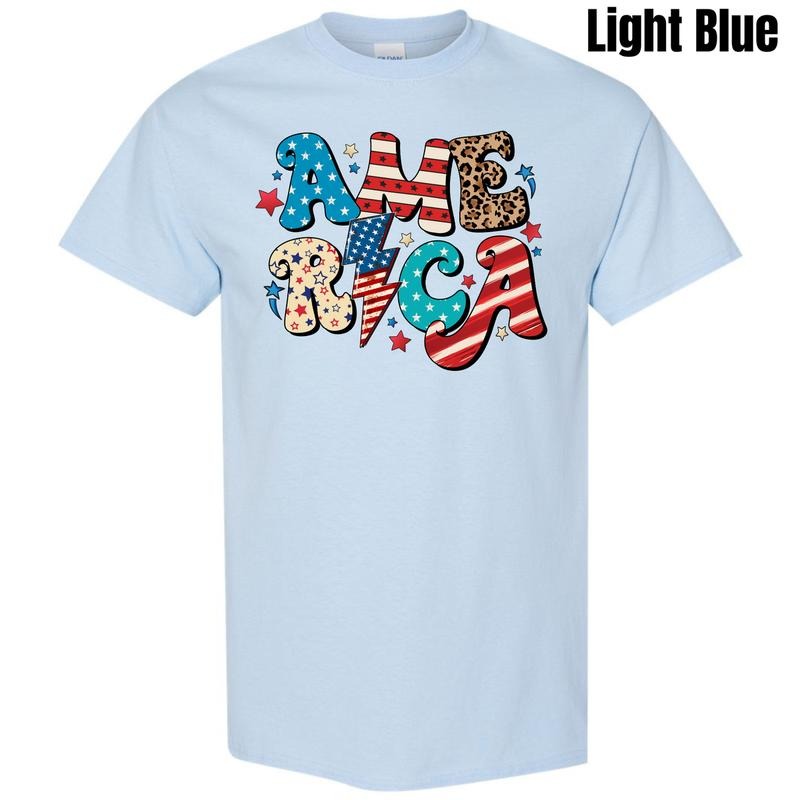 America the Beautiful Gildan Short Sleeve T-Shirt 'NLB' Hoodie, Sweatshirt | WearSparks.com