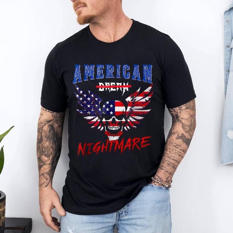 American Flag Dream T-Shirt | Unisex Cotton Tee, Short Sleeve, Size S-3XL Hoodie, Sweatshirt | WearSparks.com