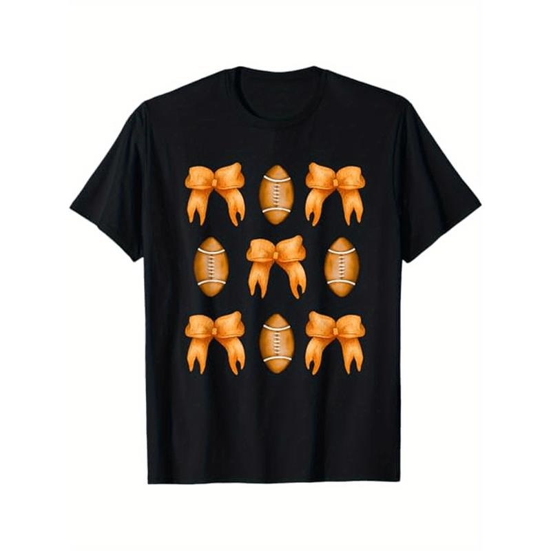 American Football, Halloween Football T-Shirt With Thousands Of Styles, 100% Cotton, Male And Female Friends, Mom And Dad...
