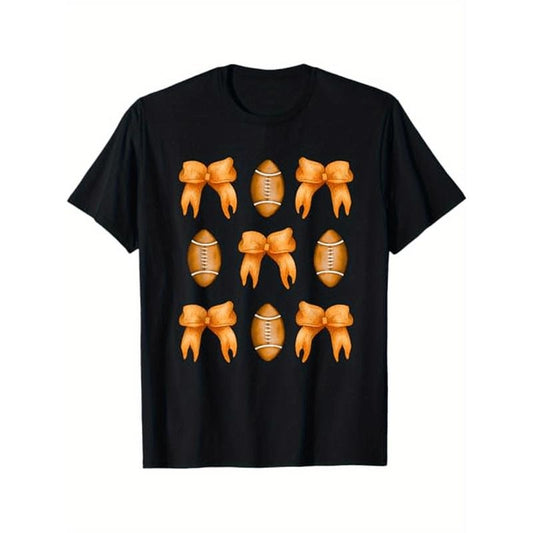 American Football, Halloween Football T-Shirt With Thousands Of Styles, 100% Cotton, Male And Female Friends, Mom And Dad...