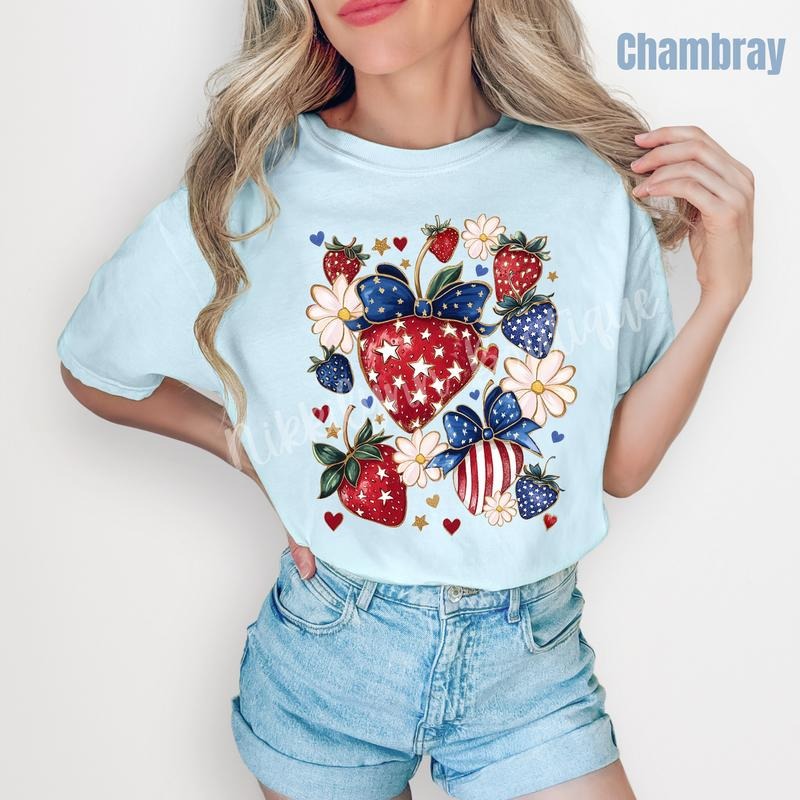 American Strawberries Comfort Colors T-Shirt 'NLB' Hoodie, Sweatshirt | WearSparks.com