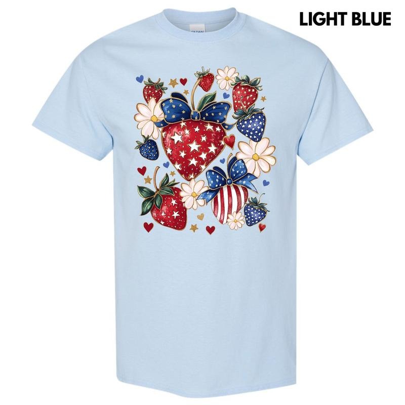 American Strawberries Gildan Short Sleeve T-Shirt 'NLB' Hoodie, Sweatshirt | WearSparks.com
