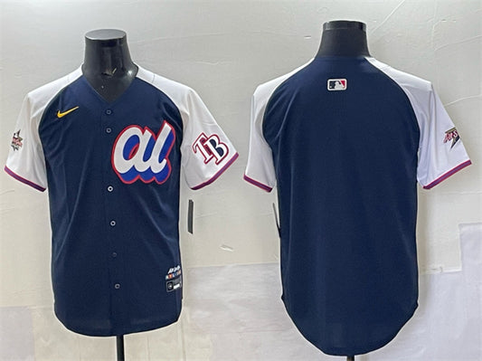 American League Tampa Bay Rays Blank Navy Alternate 2025 All-Star Edition Limited