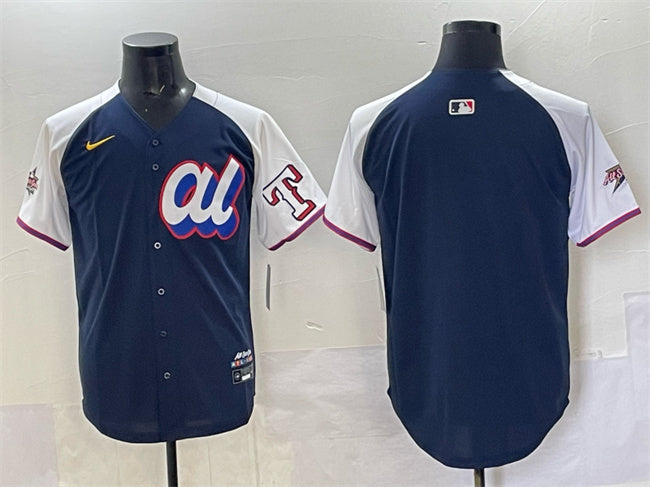 American League Texas Rangers Blank Navy Alternate 2025 All-Star Edition Limited