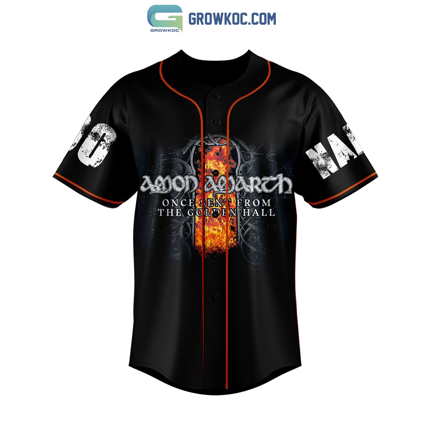 Amon Amarch Once Sent From The Golden Hall Personalized Baseball Jersey