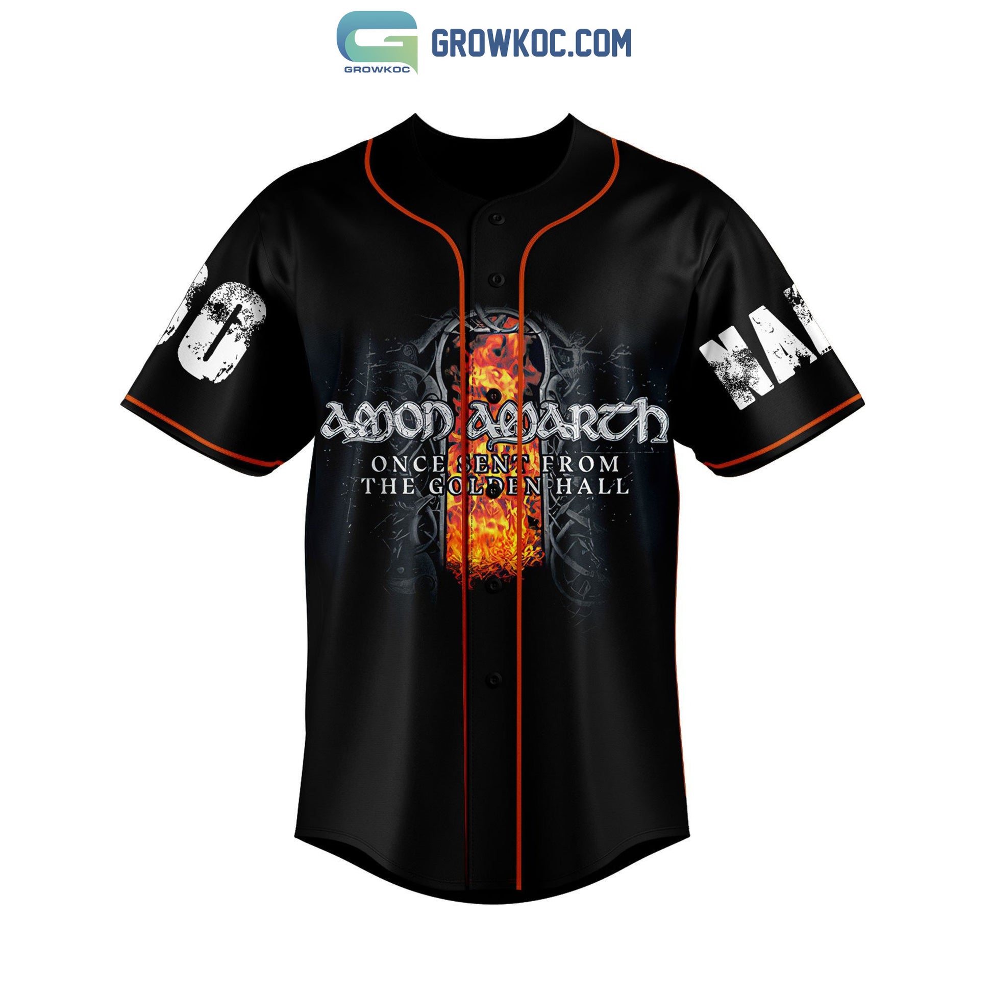 Amon Amarch Once Sent From The Golden Hall Personalized Baseball Jersey